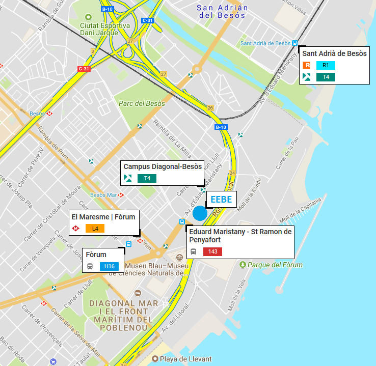 Transporte público EEBE